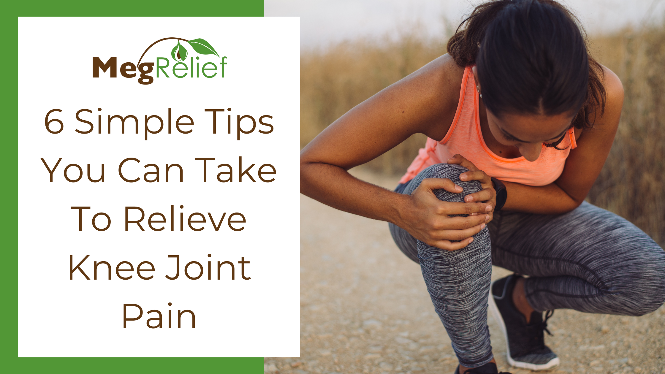 knee pain relief tips