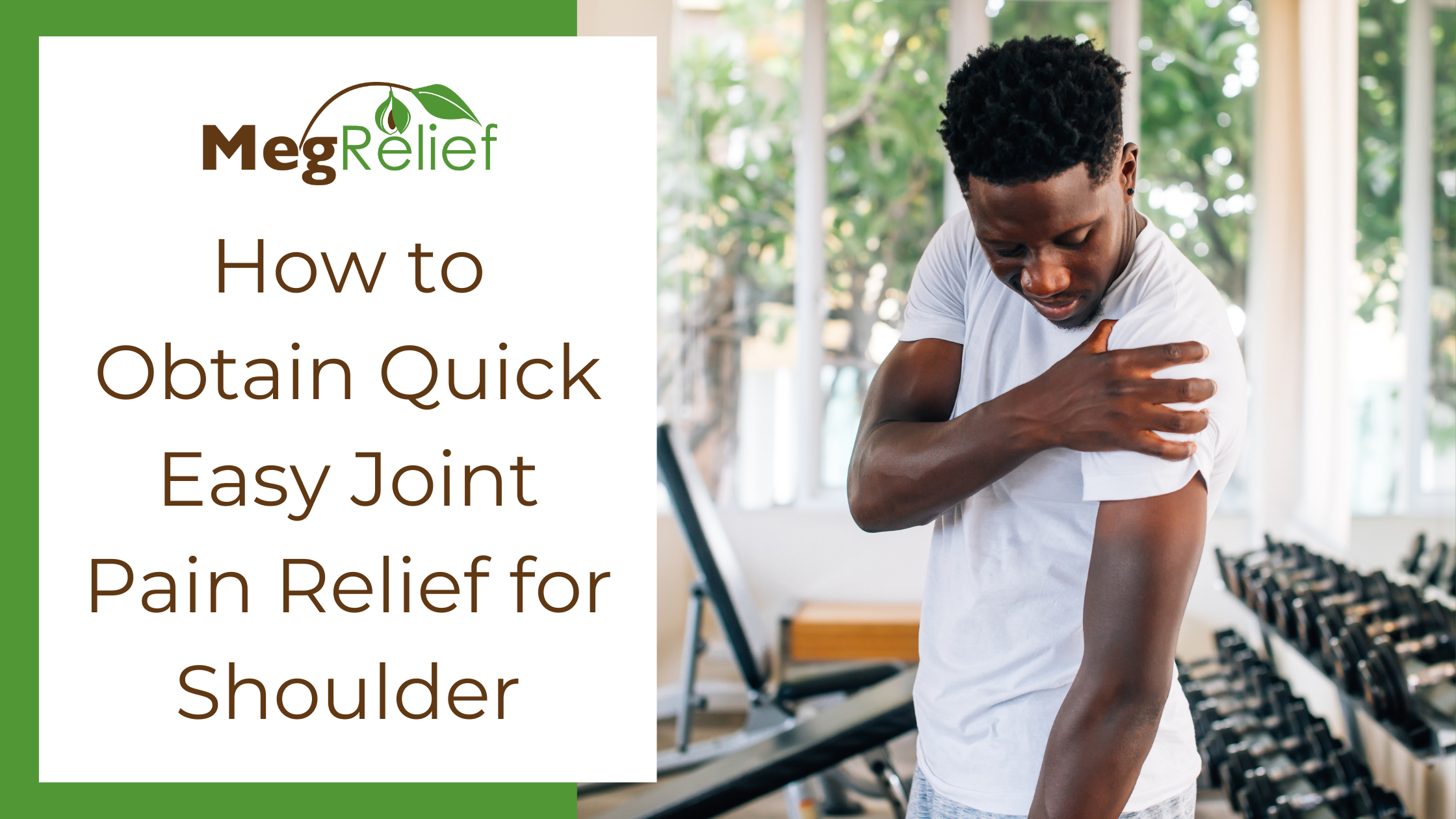 Quick Easy Joint Pain Relief For Shoulders